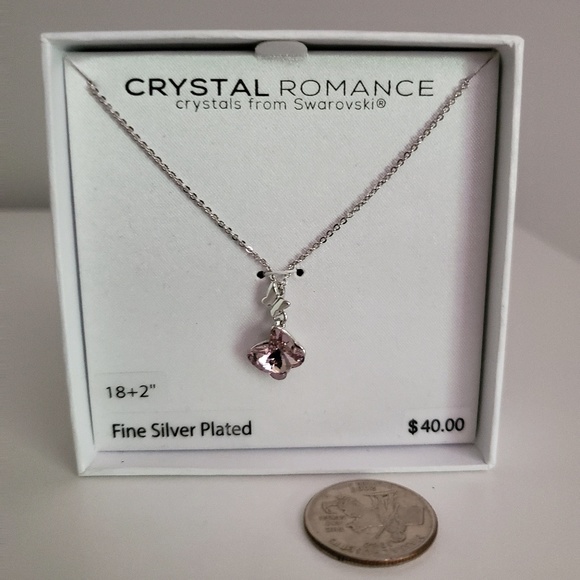 Swarovski crystals floating butterflies necklace - Picture 3 of 7